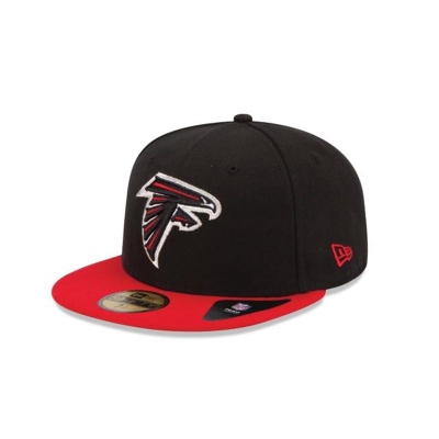 Black Atlanta Falcons Hat - New Era NFL 59FIFTY Fitted Caps USA8213756